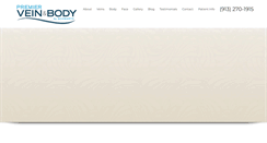 Desktop Screenshot of premierveinandbody.com